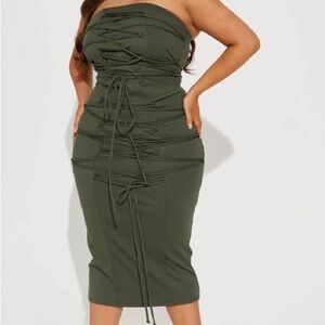 Fashion Nova Midi Skirt Set